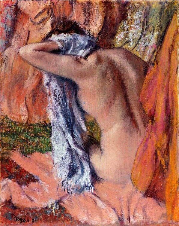 Edgar Degas After the Bath VII